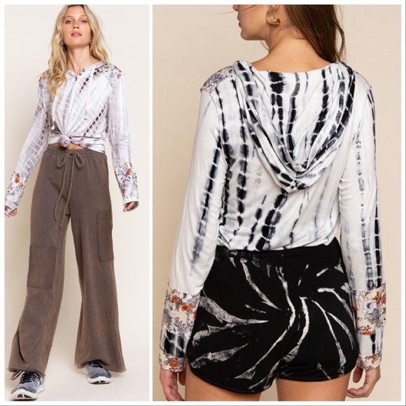 POL Bamboo & Boho Hand Dyed Hoodie - Picture 10 of 16